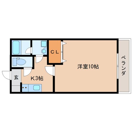 入江岡駅 徒歩3分 1階の物件間取画像